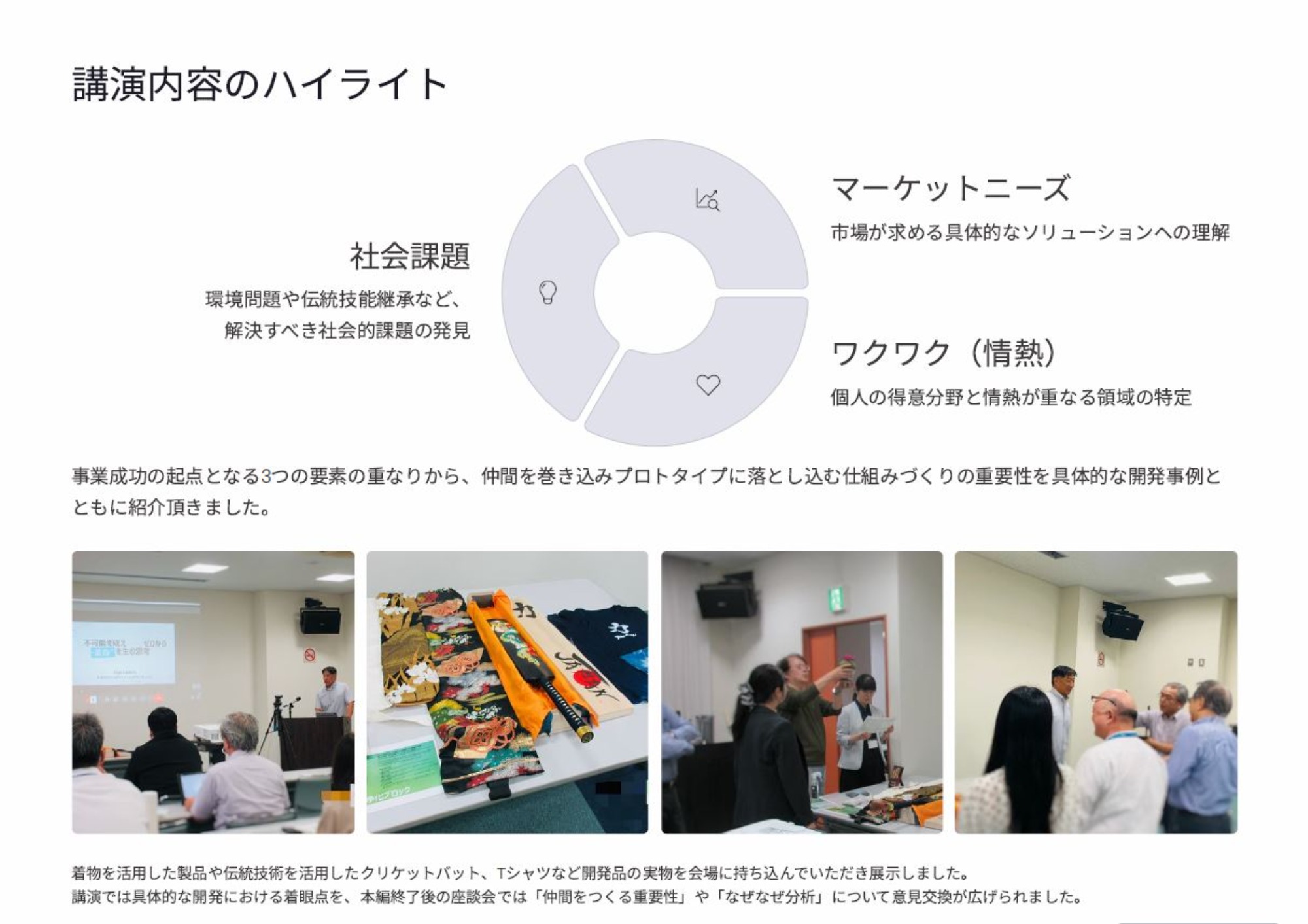 講演実績：『不可能を疑え ～ゼロから“革命”を生む思考～』