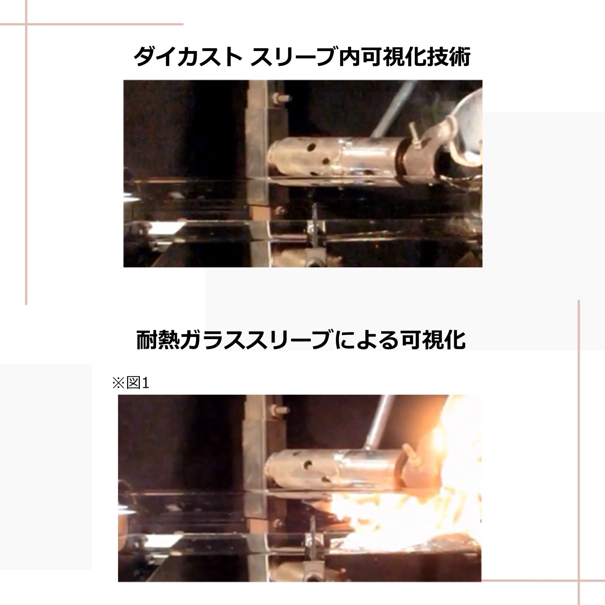 ダイカスト スリーブ内可視化技術